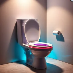gaming toilet, product photography, studio lighting