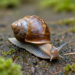 a humanoid snail