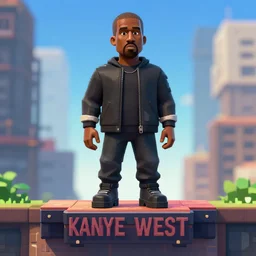kanye west 3d platformer