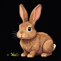 groot rabbit detailed pixel art