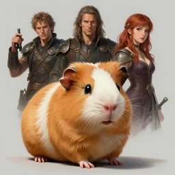 hamster guinea pig hybrid, art by artgerm and greg rutkowski and magali villeneuve, d & d, fantasy, highly detailed, digital painting, trending on artstation, concept art, sharp focus, illustration