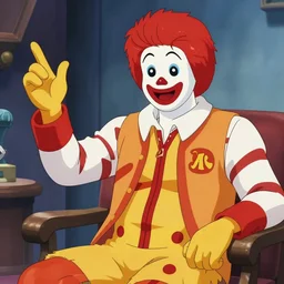 anime still of ronald mcdonalds
