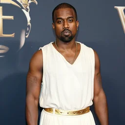 kanye west as a greek god