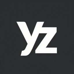 letter yz logo design