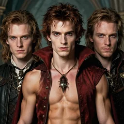 portrait young male warlock, muscle, vibrant aesthetic highly detailed photography by gaston bussiere, characters with hyperrealistic highly detailed faces, from bram stoker's dracula 1 9 9 2 by joe dante and denis villeneuve and gregory crewdson style with many details by craig mullins. volumetric natural light hyperrealism photo on dsmc 3 system