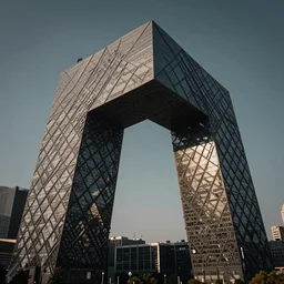 a photo of a building made up of fonts