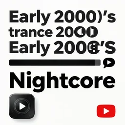 early 2 0 0 0's trance nightcore youtube video thumbnail