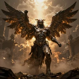 Concept of victory as a creature, 4k UHD, desktop wallpaper