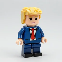 a lego build of donald trump