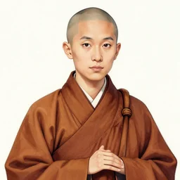 smooth detailed colored ink illustration of monk in monk clothes, artstation, smooth, sharp focus, clean shaped illustration by kim jung gi, tomasz alen kopera, peter mohrbacher, donato giancola, joseph christian leyendecker, wlop, boris vallejo, ric estrada, ron english and eiichiro oda