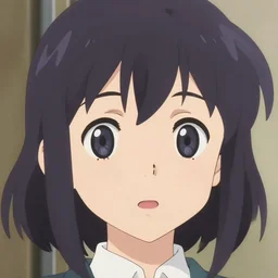 close-up portrait of cute anime girl, round face, anime key visual, official media, Makoto Shinkai, Lois van Baarle, Rossdraws