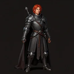 full body of a dwarf sorcerer, beautiful! coherent! dungeons and dragons character, by larry elmore, gerald brom, ralph horsley, wayne reynolds, strong line, deep color, chainmail, short red hair, high contrast