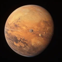 planet mars in space, 1 8 mm, high res, highly detailed, photographed,