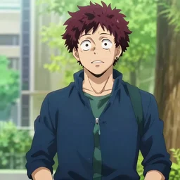 young mark zuckerberg in the style of'my hero academia'