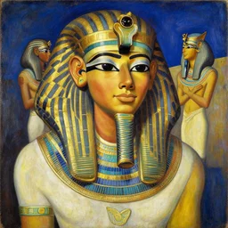 egyptian abaporu, by tarsila do amaral, award winning, cinematic