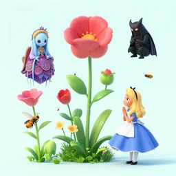 the platonic ideal of flowers, sprouting, insects and praying of cletus kasady carnage davinci dementor chtulu mandala ponyo alice in wonderland dinotopia watership down, d & d, fantasy, ego death, lush, dmt, psilocybin, concept art by greg rutkowski and simon stalenhag and alphonse mucha