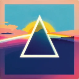 a pink floyd album cover, 1 9 7 0's, by storm elvin thorgerson colorful flat surreal design, hd, 8 k, artstation