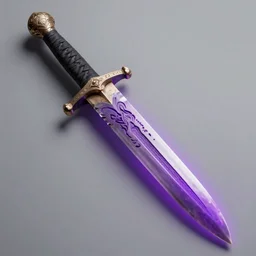 medieval broad sword, purple aura, purple inscription, intrinsic design, hyper detailed, 4 k, 8 k