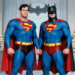 adam west batman teams up with superman on the 1 9 6 6 batman tv show