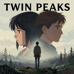 twin peaks poster artwork by michael whelan and tomer hanuka, karol bak, was thomasin a martyr, transformed into the presence that everyone accused her of being or was she merely catalyst, given chance to live free in the haze where she belongs, scene from twin peaks, clean, full of details, by makoto shinkai and thomas kinkade, matte painting, trending on artstation and unreal engine