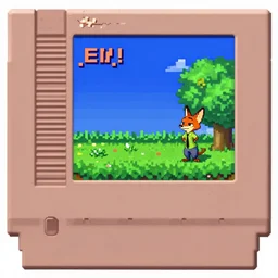 screenshot from NES game Zootopia. (c)1986 Nintendo