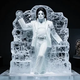ice sculpture of michael jackson