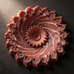 fractal made from meat