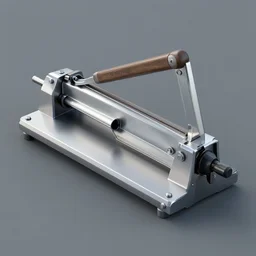 a guillotine, metal, high quality, realistic, high definition, digital 3 d render
