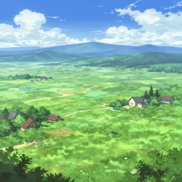 made in abyss anime landscape art, anime key visual