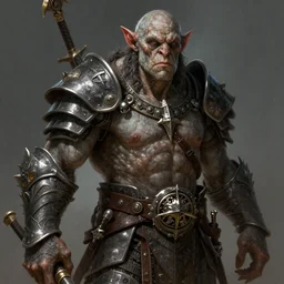Ultra realistic illustration, misshapen and ugly orc with armor, lord of the rings style, intricate, highly detailed, digital painting, artstation, concept art, smooth, sharp focus, art by Brad Rigney and Roberto Ferris and Peter mohrbacher