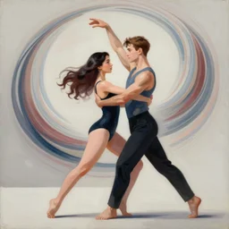 anime rooney mara, modern dance, intricate oil painting by greg rutkowski, trending on artstation