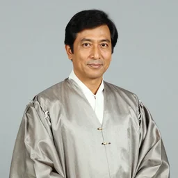 Indian man wearing a gown, Yoji Shinkawa