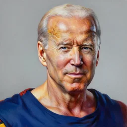 ultra realistic portrait painting of joe biden as super saiyan goku, art by akira toriyama, 4 k, dragon ball artstyle, cel shaded, highly detailed, epic lighting