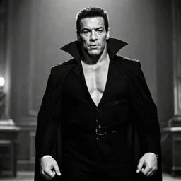 mike tyson as dracula in the 1 9 2 2 film, black and white