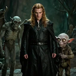 boromir wearing the ring of power, demonic, as gollum in lord of the rings by peter jackson