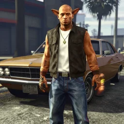 A screenshot of gato galatico in GTA V