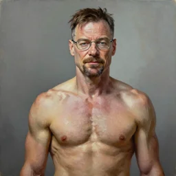 “the ultimate gigachad, incredibly muscular walter white, walter white with chiseled jawline, trending on /r/moreplatesmoredates, oil on canvas artstation by J. C. Leyendecker and Edmund Blair Leighton and Charlie Bowater octane render”