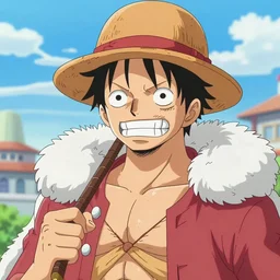 luffy as old man