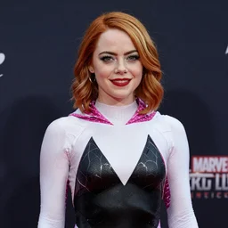 Emma Stone as Spider-Gwen in the Marvel Cinematic Universe