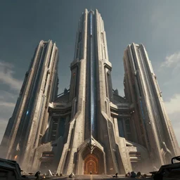 cinematic scifi render of 3 d sculpt coruscant art deco cathedral architecture tron a thick futurist cyberpunk brutalist scifi tower edged weapon angular, warhmmer 4 0 k, lotr, star wars, ilm, beeple, star citizen, halo, mass effect, starship troopers, elysium, the expanse, high tech industrial, artstation unreal, 8 k, 4 k, hd