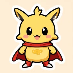 cute miss mascot cizayox cizayox scizor super hero sticker art, cronobreaker, beeple game icon