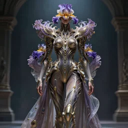 epic professional digital fashion art, futuristic clothing, atmospheric lighting, painted, intricate, detailed, iris van herpen, best on artstation, cgsociety, epic, stunning, gorgeous, much wow, cinematic, masterpiece.