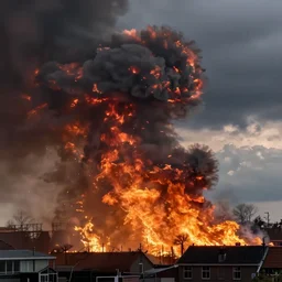 Waalwijk on fire