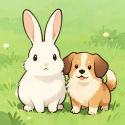 half bunny half dog, artstation