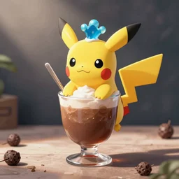 cute puerto rican coquito pokemon, water type, ultra realistic, by ilya kuvshinov, artgerm, and greg rutkowski