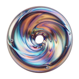 chrome anodized iridescent symbolism, colorfull, vortices microform, fluida singula, volumetric light, by fenghua zhong, by davina india, by yayoi kusama, 8 k, octane render