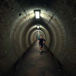 run through the tunnels, run for your life, realistic, hdr, hdd, 8 k, real event, - n 9