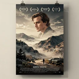 poster artwork by Michael Whelan and Tomer Hanuka, Karol Bak of Quentin Tarantino the local video store kerk, from scene from Twin Peaks, clean, simple illustration, nostalgic, domestic, full of details