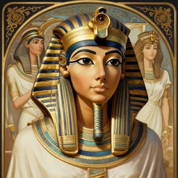 photography of cleopatra in egypt, deep focus, intricate, elegant, highly detailed, digital painting, artstation, concept art, matte, sharp focus, illustration, art by artgerm and greg rutkowski and alphonse mucha