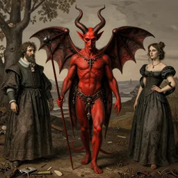 full color hd photo of satan, octane render 4 k, by hieronymus bosch, joel peter witkin, annie liebovitz. gustave dore,